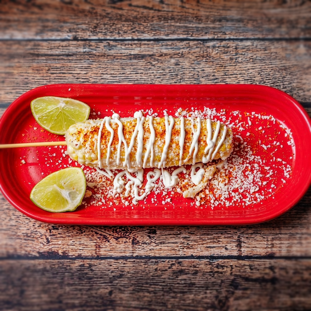 Elote Mexicano (Corn On The Cob).